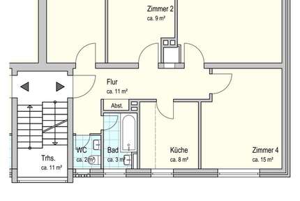 Wohnung zum Mieten in Oldenburg 644 € 80.3 m²