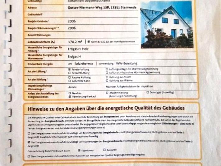 Reihenhaus Stemwede - 6 Zimmer, 142 m&sup2;, 299.000&euro; | Angebot:27054477