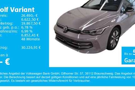 VW Golf Variant 49.500 km 26.490 € Gersthofen 86368