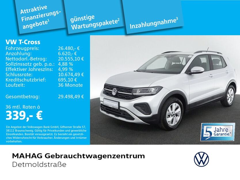 VW T-Cross 5.912 km 25.981 € München 80935