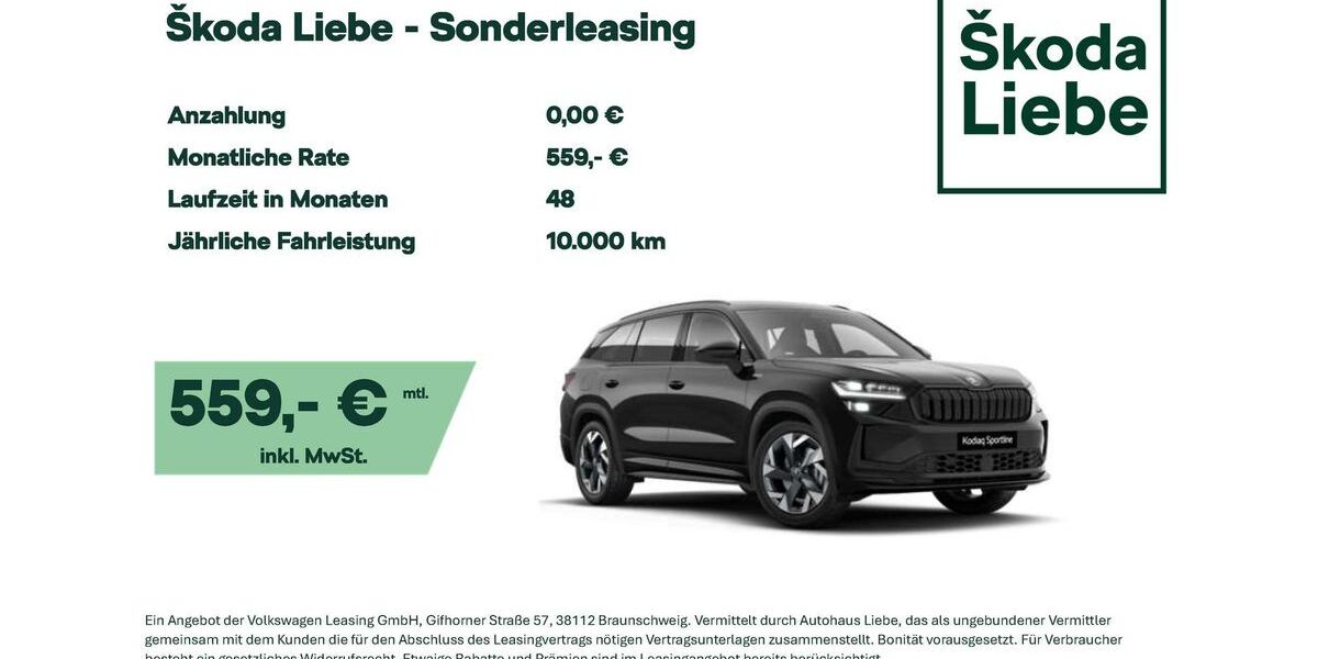 Skoda Kodiaq 4.500 km 47.911 € Salzgitter 38229