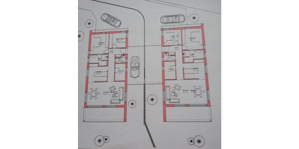 Neubau von 2 Einfamilienhäusern - Effizienzhaus 40 6 zimmer