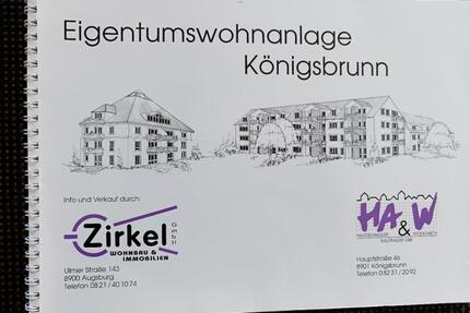 3-Zimmer-Dachgeschoßwohnung, 65 qm mit Balkon und Badewanne