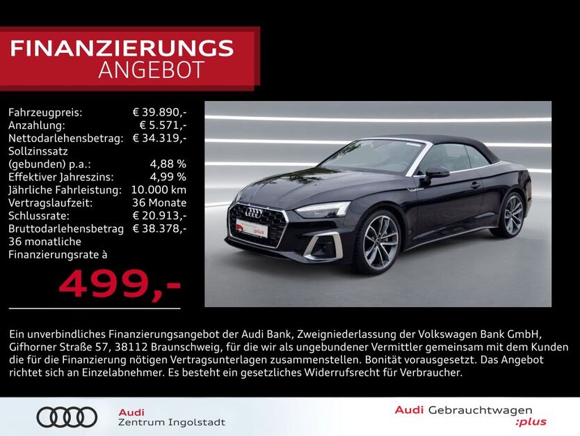 Audi A5 76.295 km 39.890 € Ingolstadt 85057