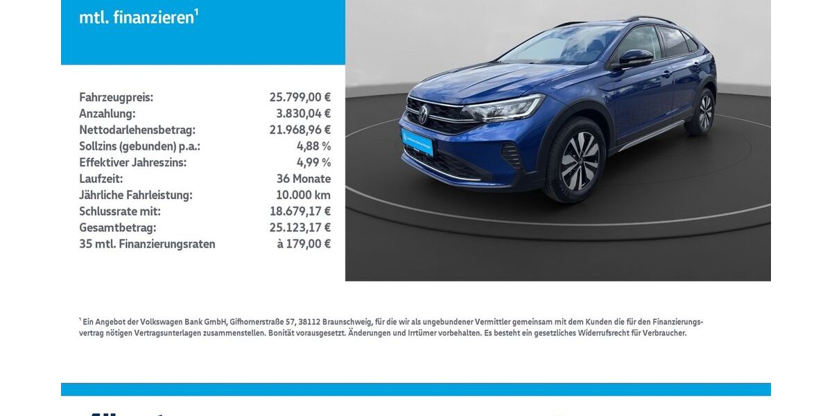 VW Taigo 12.687 km 25.799 &euro; Leinefelde-Worbis/DE 37327