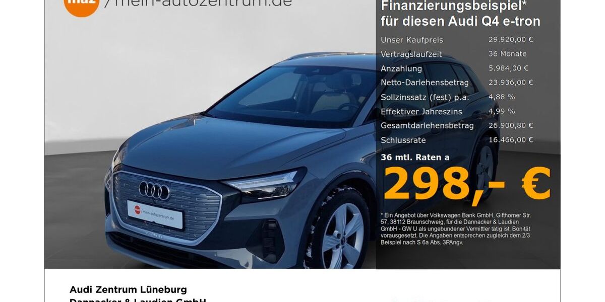 Audi Q4 e-tron 84.041 km 29.920 &euro; Lüneburg 21335