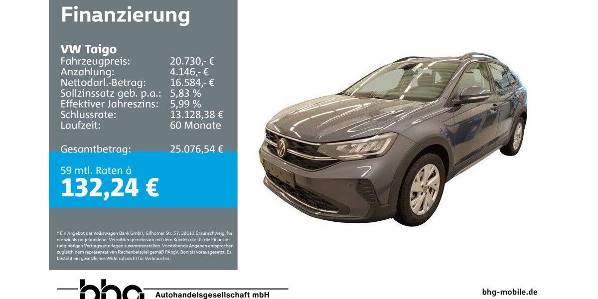 VW Taigo 11.447 km 20.360 &euro; Freudenstadt 72250