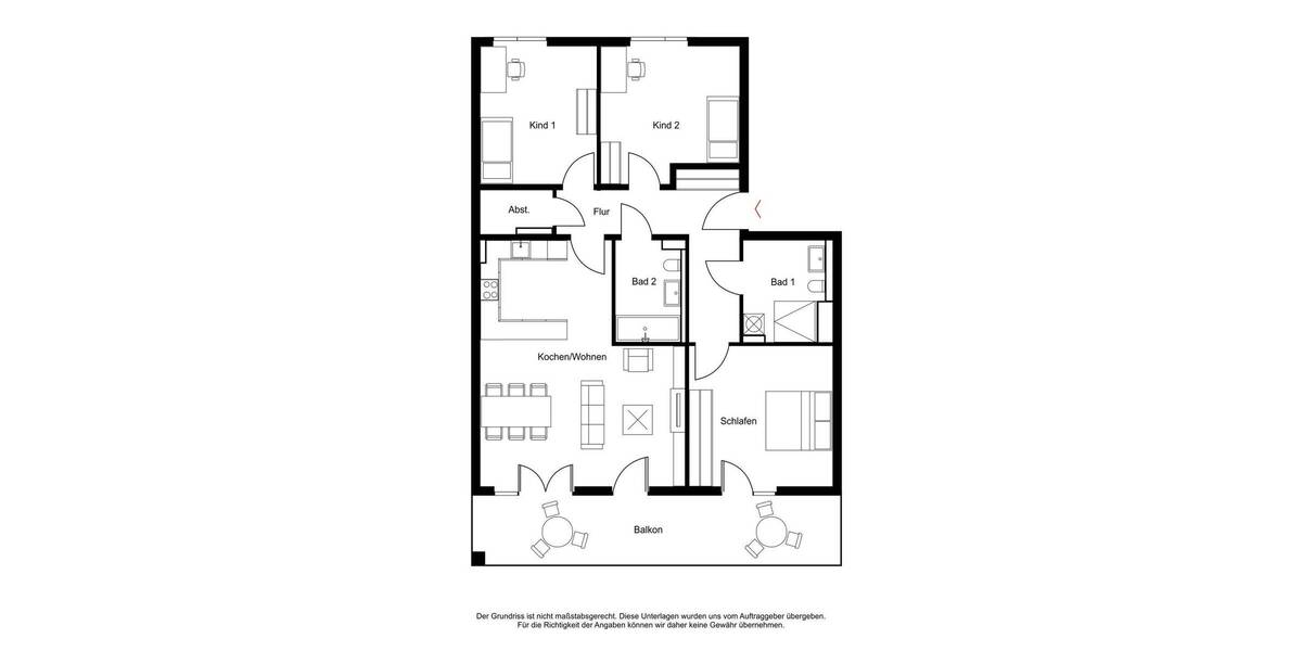 Etagenwohnung Berlin Siemensstadt - 4 Zimmer, 109 m&sup2;, 1.775&euro; | Angebot:26857310