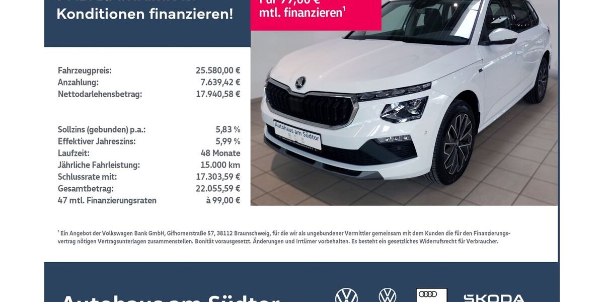 Skoda Kamiq 2.742 km 25.580 &euro; Rietberg 33397