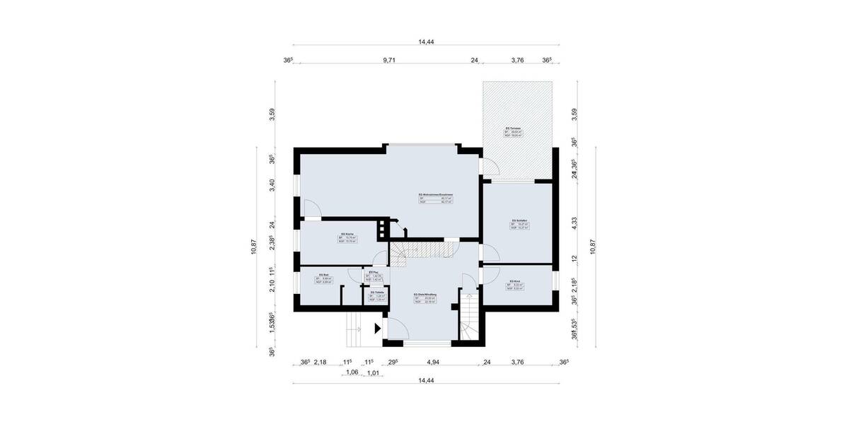 Einfamilienhaus Hagenow - 5 Zimmer, 142 m&sup2;, 279.000&euro; | Angebot:26393284