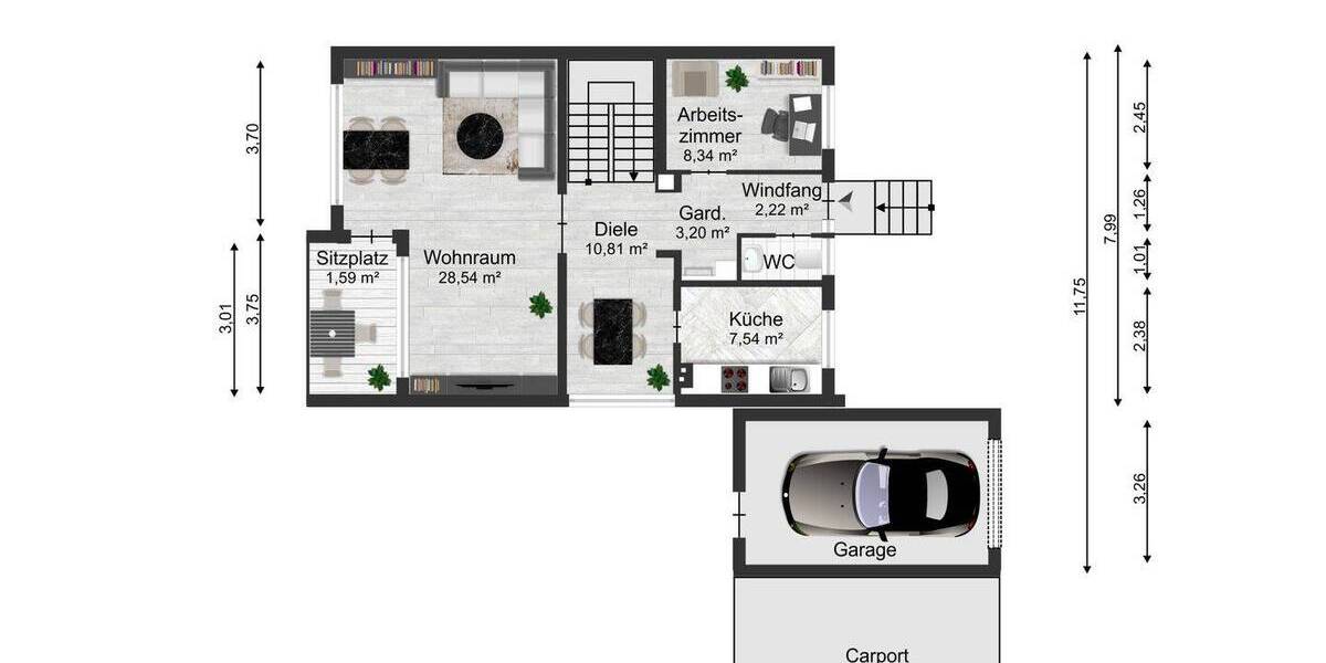 Doppelhaushälfte Harsefeld - 6 Zimmer, 129 m&sup2;, 295.000&euro; | Angebot:25731084