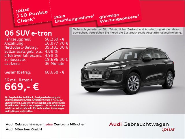 Audi Q6 e-tron 6.977 km 56.259 &euro; Eching 85386