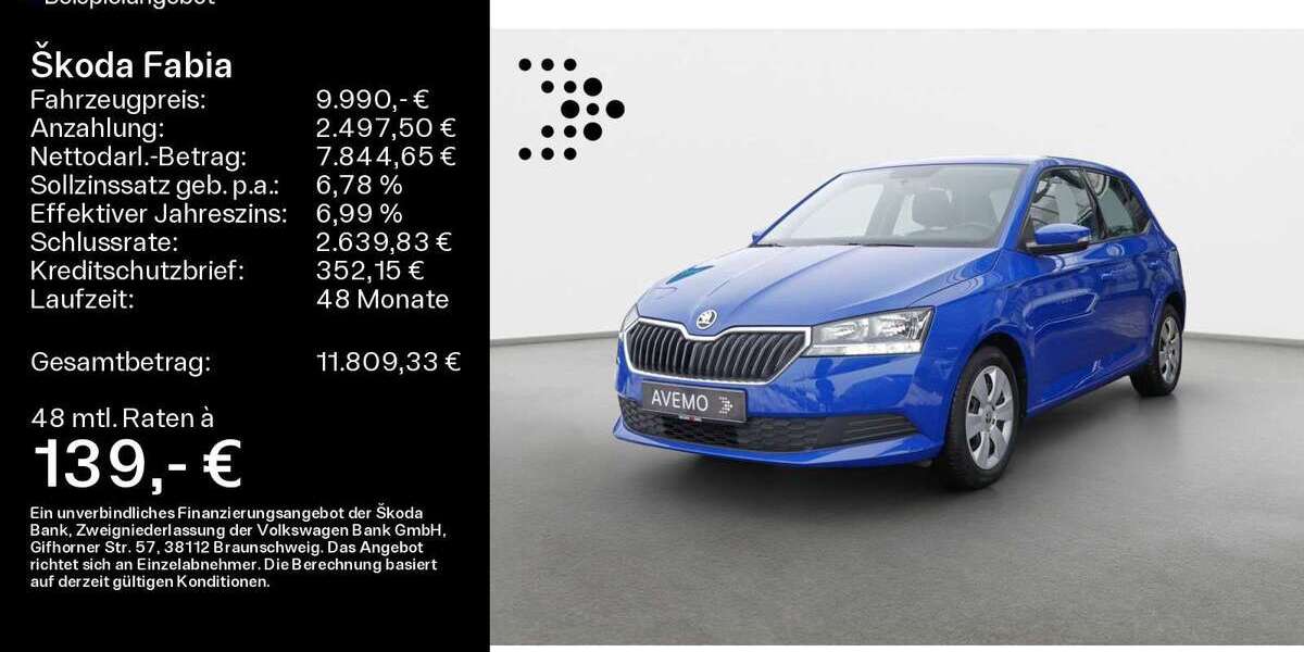 Skoda Fabia 103.194 km 9.990 &euro; Haßfurt 97437