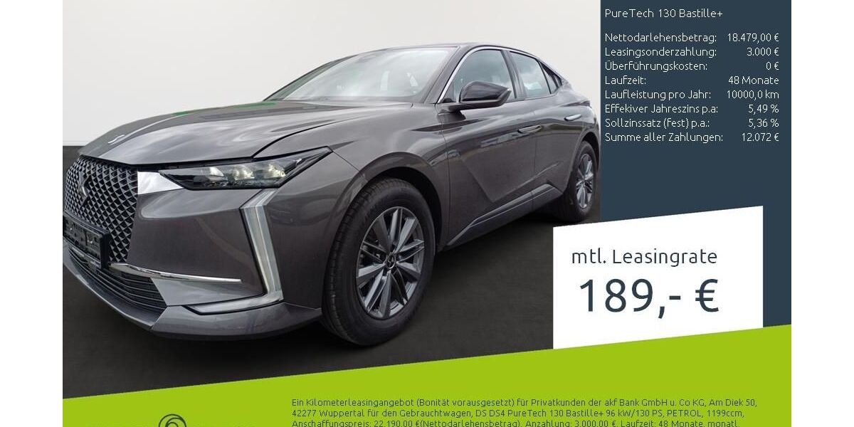 DS Automobiles DS4 19.580 km 17.730 &euro; Borken 46325