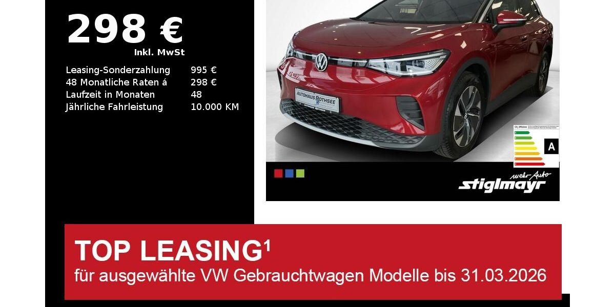 VW ID.4 4.200 km 33.090 &euro; Hilpoltstein 91161