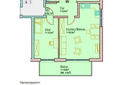 Wohnung Bad Aibling - 3 Zimmer, 83 m&sup2;, 1.530&euro; | Angebot:25324145