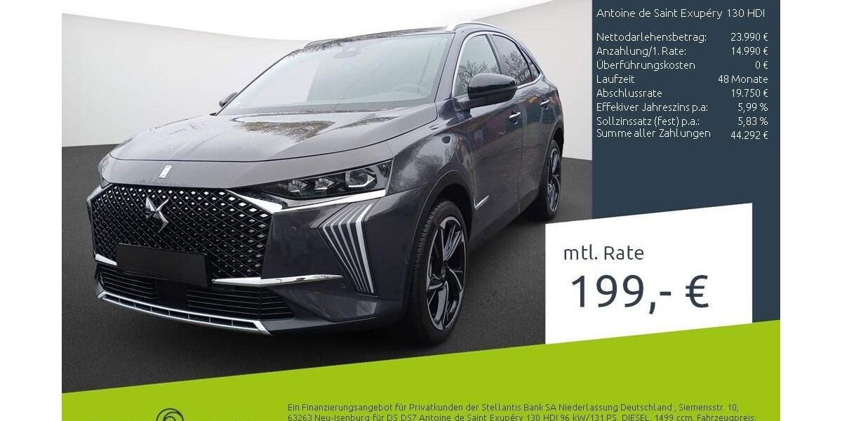 DS Automobiles DS7 (Crossback) 5.723 km 33.660 &euro; Borken 46325