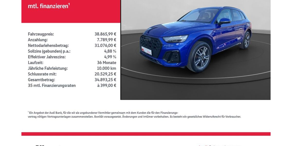 Audi Q5 80.190 km 37.866 &euro; Mühlhausen/Thüringen 99974