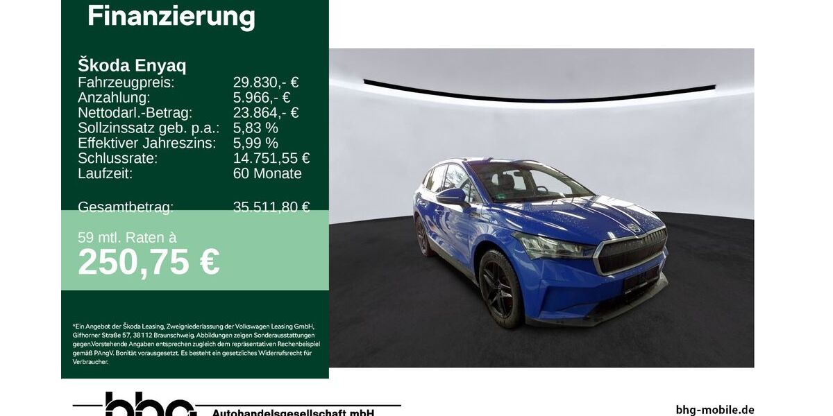 Skoda Enyaq 23.876 km 29.830 &euro; Ettlingen 76275