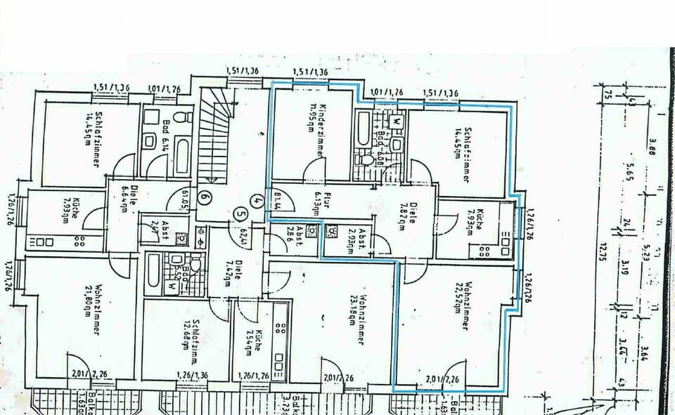 Etagenwohnung Syke - 3 Zimmer, 82 m&sup2;, 220.000&euro; | Angebot:26256148