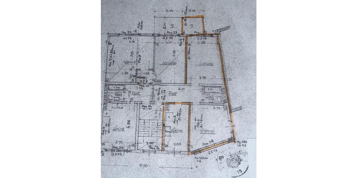 Etagenwohnung Hildesheim - 2 Zimmer, 62 m&sup2;, 505&euro; | Angebot:26394132