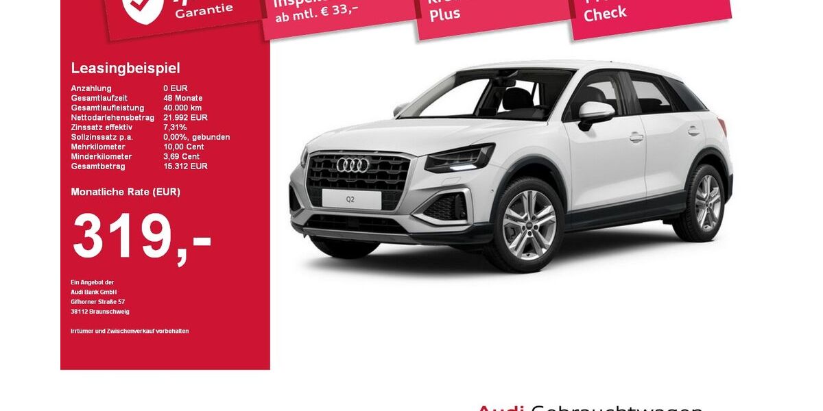 Audi Q2 68.034 km 20.990 &euro; Deggendorf 94469