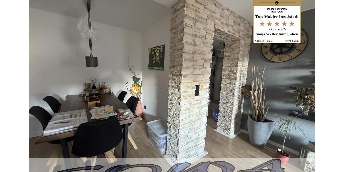 Stadtwohnung! Schöne, ruhige 3 Zimmer Wohnung mit Balkon und Garage in Neuburg - Ein Objekt von Ihrem Immobilienpartner SOWA Immobilien und Finanzen 3 zimmer