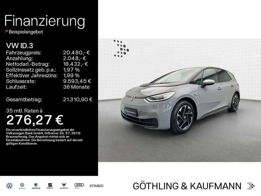VW ID.3 63.458 km 20.480 € Kelkheim 65779