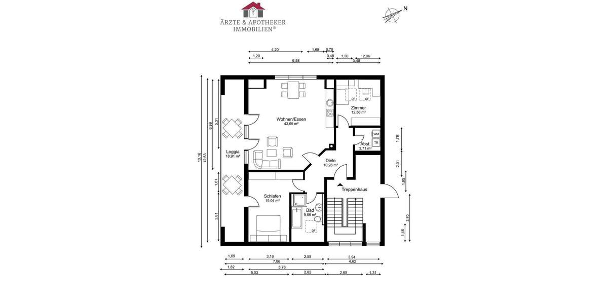 Lichtdurchflutete 3-Zimmer-Neubauwohnung mit Südbalkon & Waldblick in Sasel! 3 zimmer