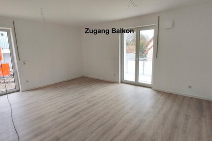 Erstbezug 2-Zi-Whg. mit 67,65 m² WFL KfW-40 -QNG zertifiziert mit Balkon und Terrasse moderner Grundriss mit offener Küche. - Wohnung Windischeschenbach | Angebot:25057591
