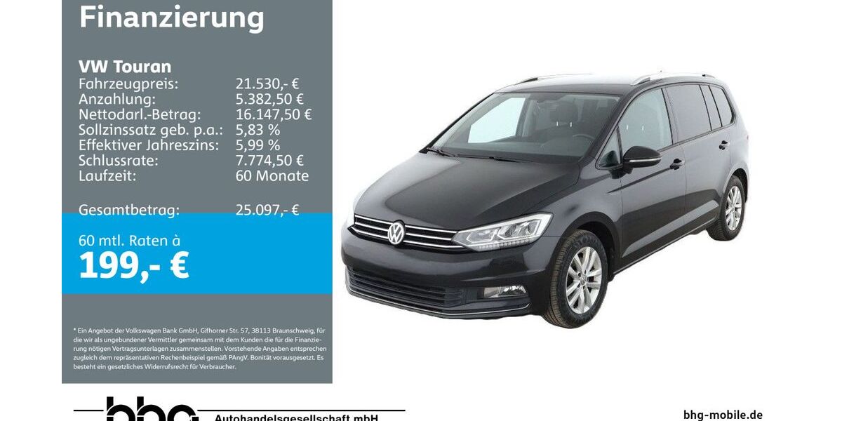 VW Touran 44.100 km 21.530 &euro; Kehl 77694