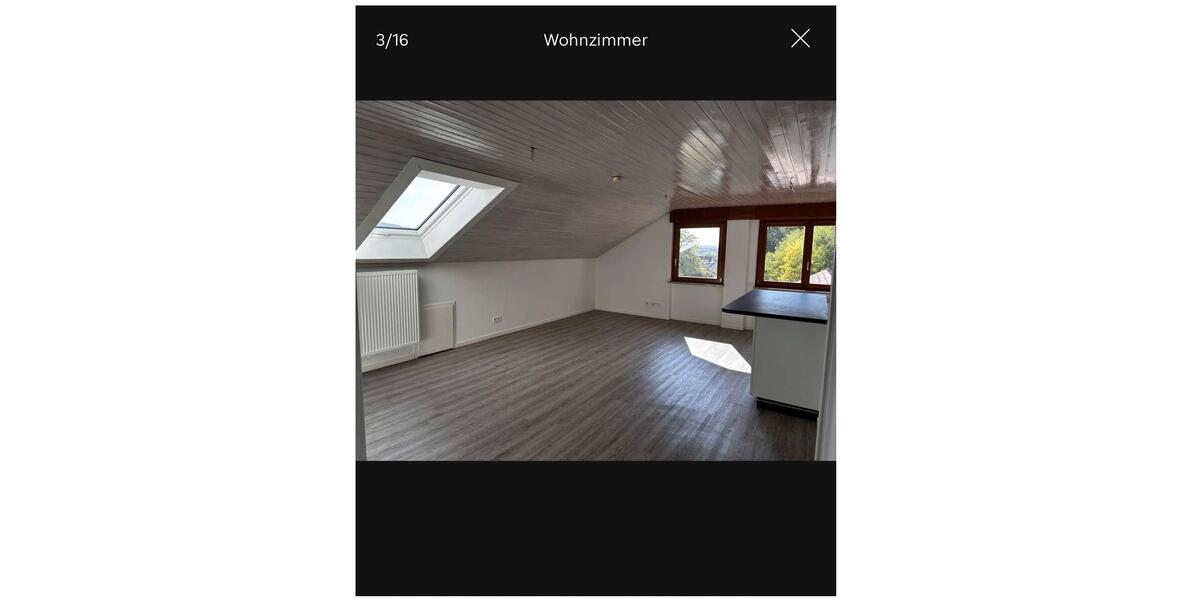 Dachgeschoßwohnung Grenzach-Wyhlen Wyhlen - 2.5 Zimmer, 65 m&sup2;, 1.074&euro; | Angebot:25421270