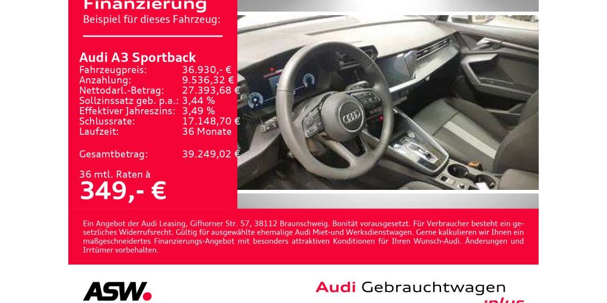 Audi A3 27.900 km 35.360 &euro; Heilbronn 74074