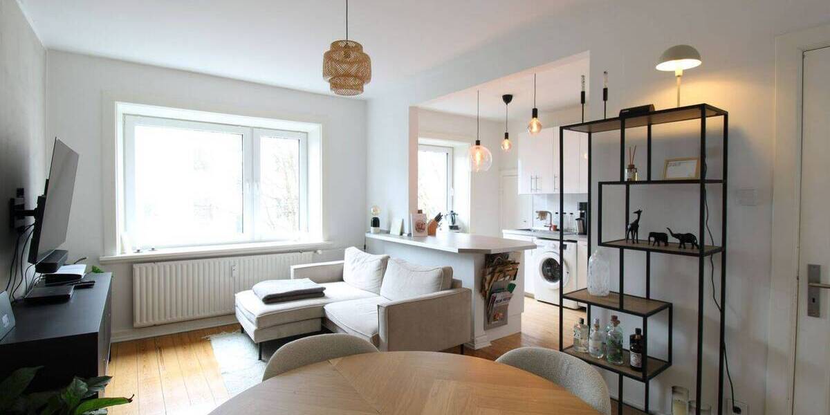 Etagenwohnung Hamburg Winterhude - 2 Zimmer, 61 m&sup2;, 429.000&euro; | Angebot:26853993