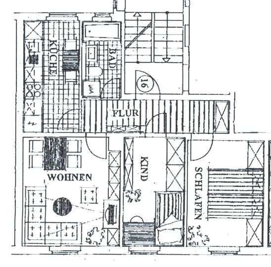 Gepflegte ETW mit stabilem Mieter - Etagenwohnung Chemnitz Hilbersdorf | Angebot:20967949