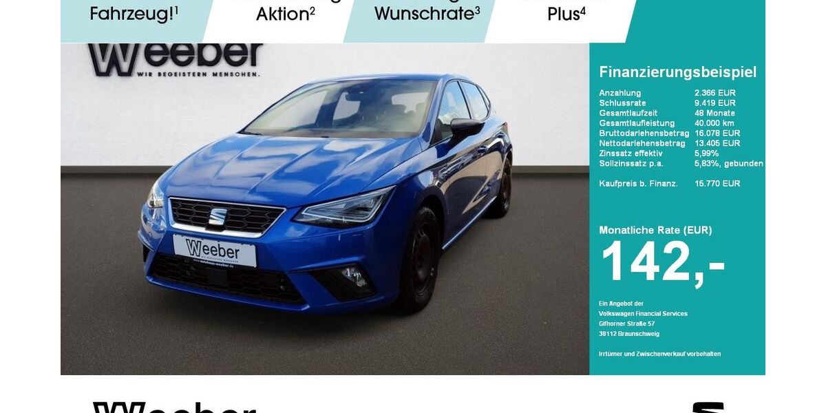 Seat Ibiza 36.729 km 15.770 &euro; Calw 75365