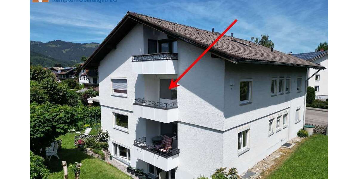 Etagenwohnung Sonthofen - 2 Zimmer, 60 m&sup2;, 269.000&euro; | Angebot:26870406
