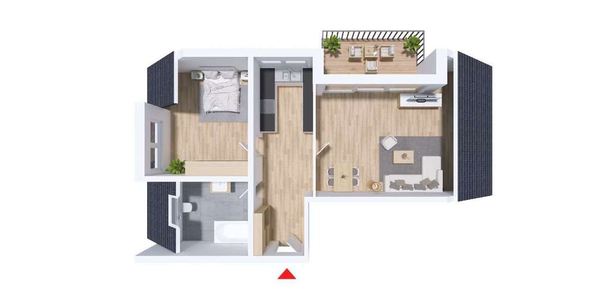 Etagenwohnung Schwäbisch Gmünd Bargau - 2.5 Zimmer, 60 m&sup2;, 312.000&euro; | Angebot:26691052