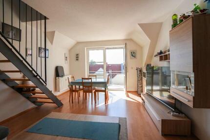 Stilvolle Maisonettewohnung mit Balkon und Garage zu vermieten 4 zimmer