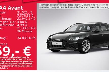 Audi A4 34.728 km 31.521 € Eching 85386