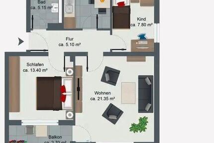 Wohnung Schierling - 3 Zimmer, 65 m&sup2;, 169.000&euro; | Angebot:26075237