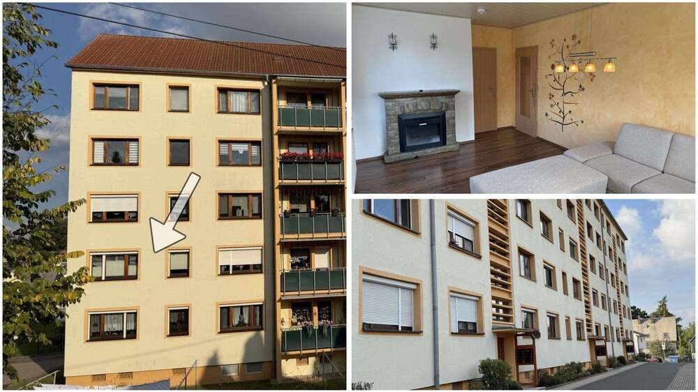 Etagenwohnung Mülsen - 3 Zimmer, 58 m&sup2;, 31.800&euro; | Angebot:25547560