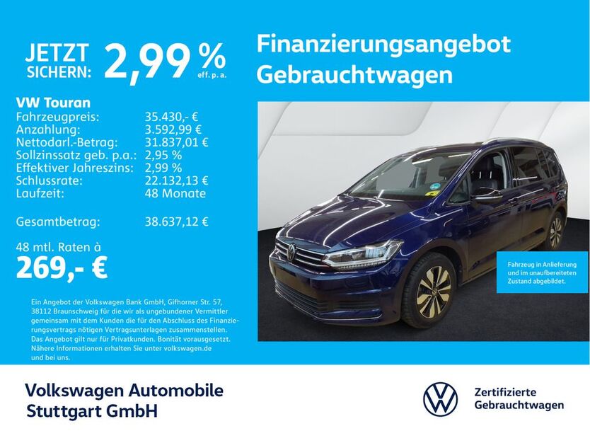 VW Touran 26.618 km 35.430 € Stuttgart-Feuerbach 70469