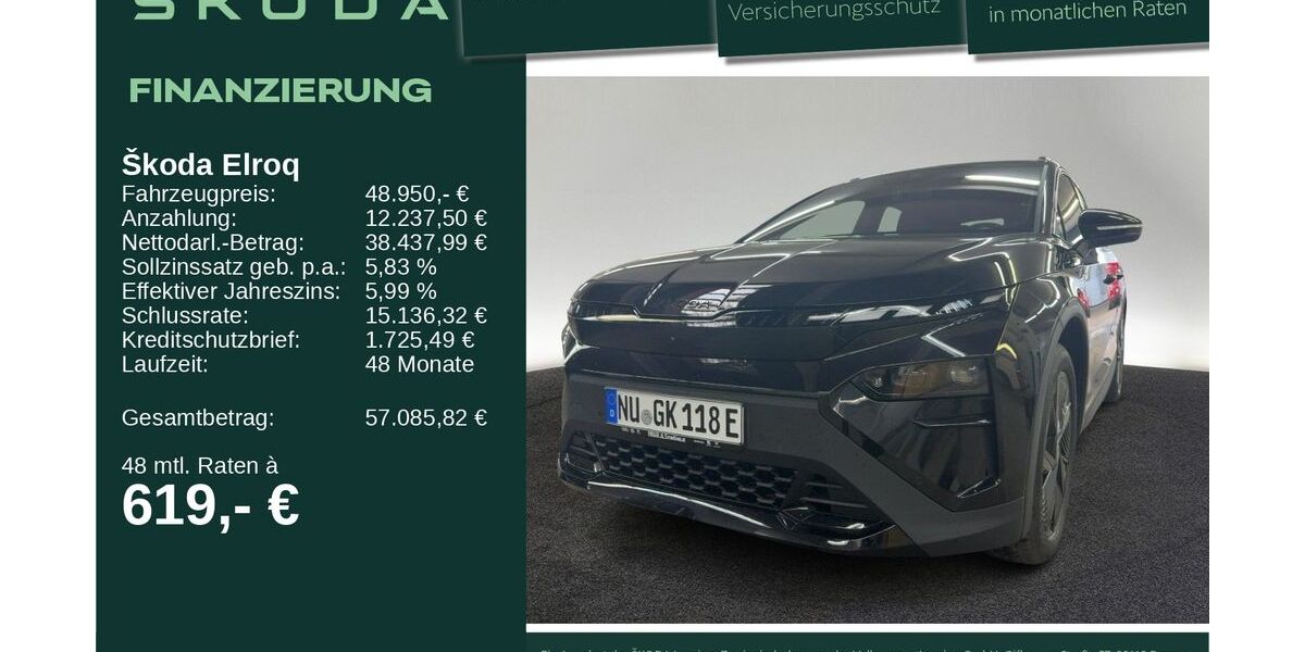 Skoda Elroq 13.001 km 48.950 &euro; Neu-Ulm 89231