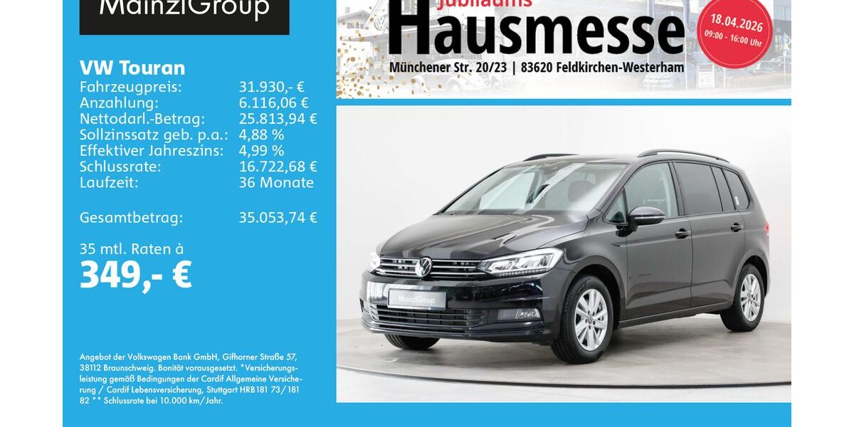 VW Touran 24.770 km 31.930 &euro; Feldkirchen/Westerham 83620