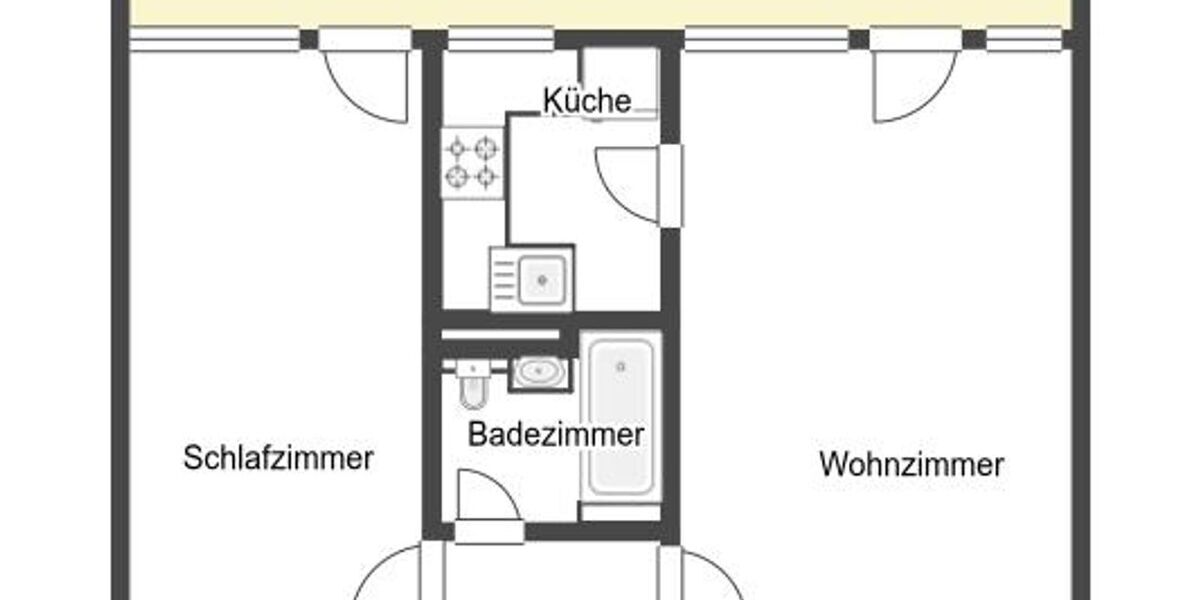 Etagenwohnung Unterschleißheim - 2 Zimmer, 56 m&sup2;, 334.000&euro; | Angebot:26093625