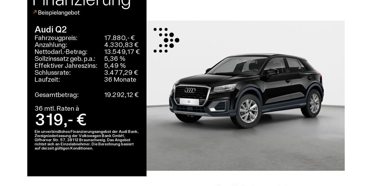 Audi Q2 103.200 km 17.880 &euro; Haßfurt 97437