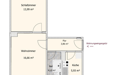 Demnächst- schöne 2 Raumwohnung in Lauta zu vermieten zimmer