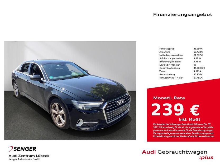 Audi A6 26.150 km 41.950 € Lübeck 23556