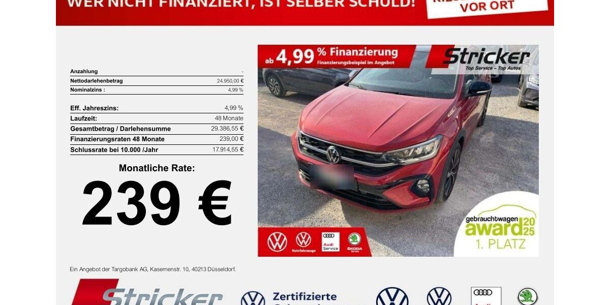 VW Taigo 5.900 km 24.949 &euro; Horn-Bad Meinberg 32805